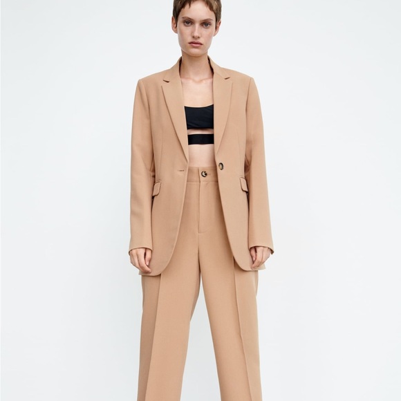 Fitted Blazer Taupe Brown - Picture 9 of 9